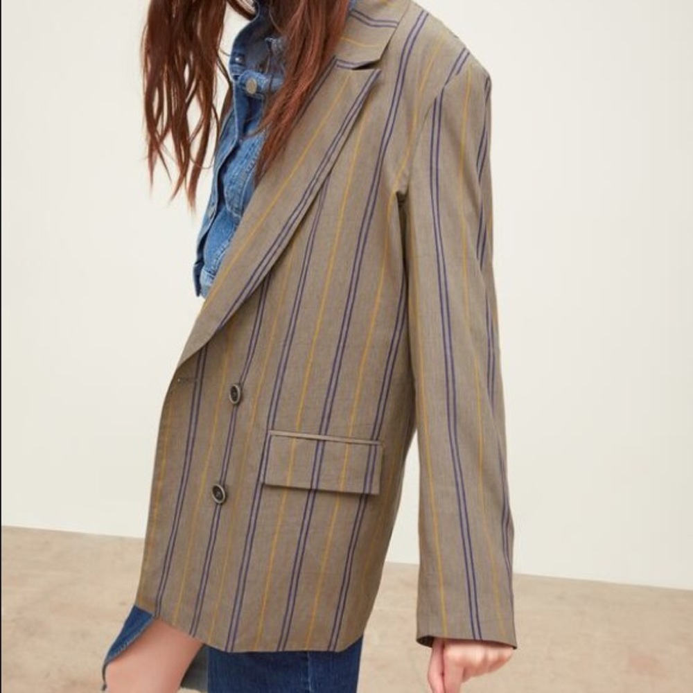 Zara Striped Blazer